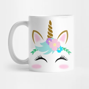 Pretty Little Unicorn Face Mug